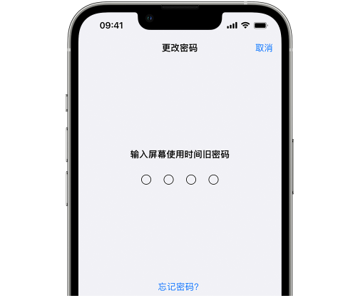 恩平iPhone屏幕维修分享iPhone屏幕使用时间密码忘记了怎么办 