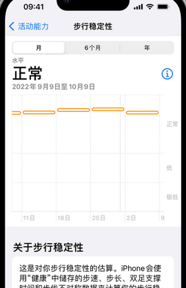 恩平iPhone手机维修如何在iPhone开启'步行稳定性通知'