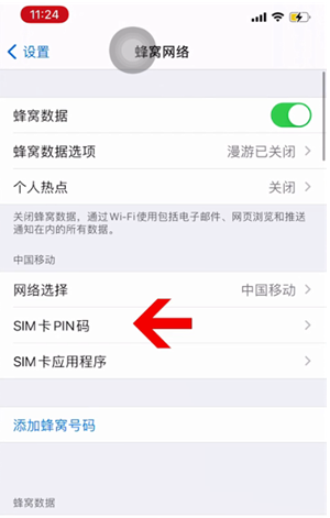 恩平苹果14维修网分享如何给iPhone14的SIM卡设置密码 